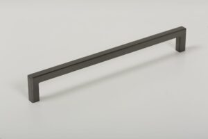 Uchwyt meblowy podłużny U 0056 160 metalowy szary szczotkowany
