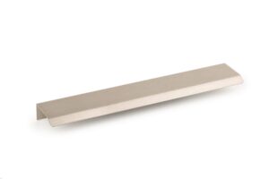 Uchwyt meblowy krawędziowy Curve 64 Aluminiowy Srebrny Szczotkowany