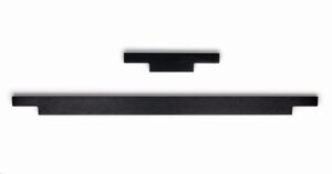 Uchwyt meblowy krawędziowy Linear 397 Metalowy Czarny Mat