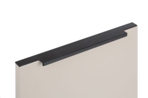 Uchwyt meblowy krawędziowy Linear 347 Metalowy Czarny Mat