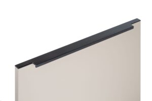 Uchwyt meblowy krawędziowy Linear 447 Metalowy Czarny Mat