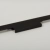 Uchwyt meblowy krawędziowy Linear 147 Metalowy Czarny Mat