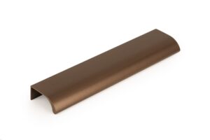 Uchwyt meblowy krawędziowy Ona 128 Aluminiowy brązowy