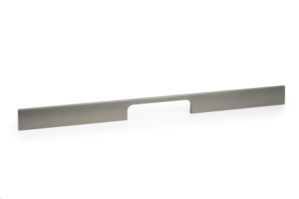 Uchwyt meblowy podłużny Peak 448 Aluminiowy Metaliczny Szary