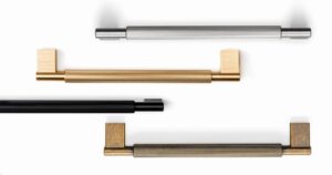 Uchwyt meblowy podłużny Arpa 192 aluminiowy rustykalna złota