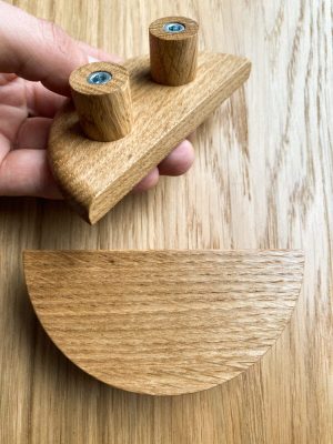 BASIC półokrągłe uchwyty meblowe 10 cm