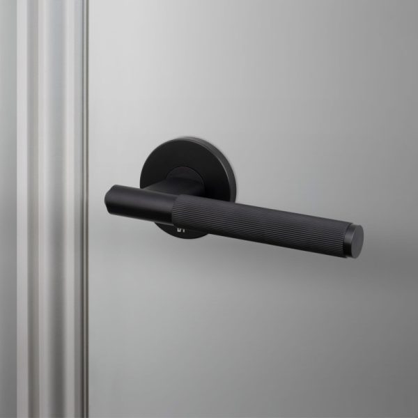 Klamka do drzwi Linear Czarna (Welders Black)