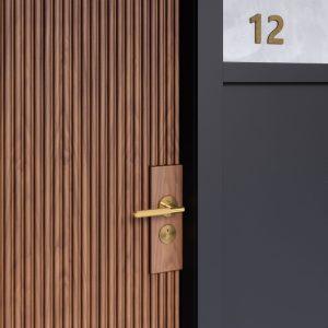 Klamka do drzwi Linear Gun Metal