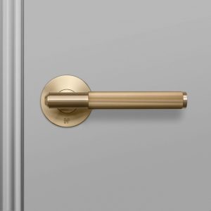 Klamka do drzwi jednostronna Linear Fixed Mosiężna