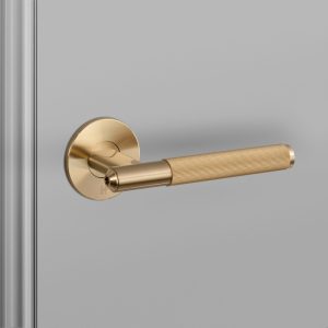 Klamka do drzwi jednostronna Linear Fixed Mosiężna