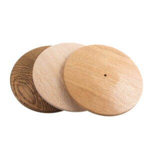 Podkładka pod gałkę - rozeta okrągła 130 mm - dąb naturalny
