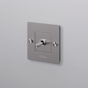 Włącznik pojedynczy 1G Toggle Switch Stalowy Standard europejski