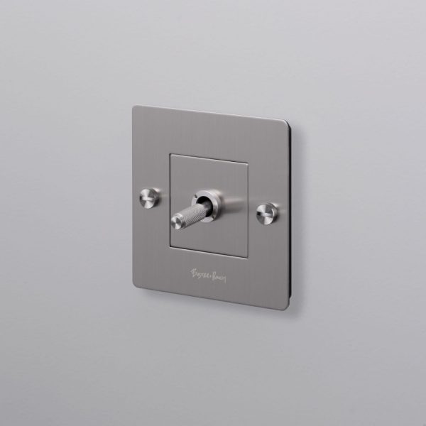 Włącznik pojedynczy 1G Toggle Switch Stalowy Standard europejski