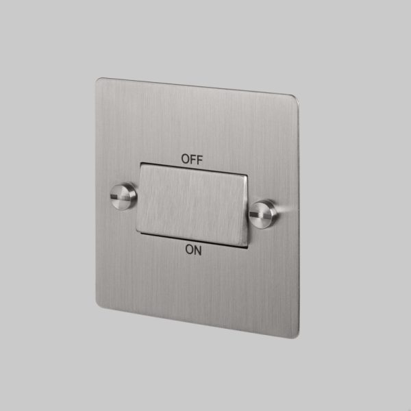 Włącznik Pojedynczy Fan Isolator Switch Stalowy Standard angielski