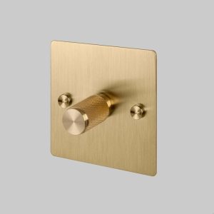 Włącznik - Premium 1G Dimmer Mosiężny [El100P] Standard angielski