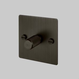 Włącznik - Premium 1G Dimmer Palony brąz/Mosiężny [El140P] Standard angielski