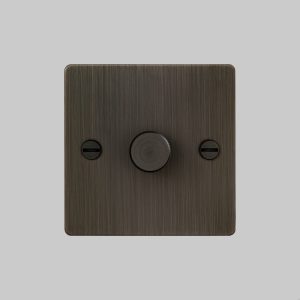 Włącznik - Premium 1G Dimmer Palony brąz/Mosiężny [El140P] Standard angielski