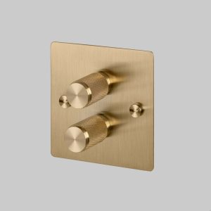 Włącznik - Premium 2G Dimmer Mosiężny [El200P] Standard angielski