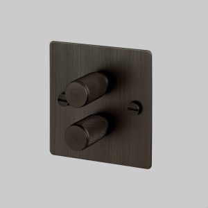 Włącznik - Premium 2G Dimmer Palony brąz [El244P] Standard angielski