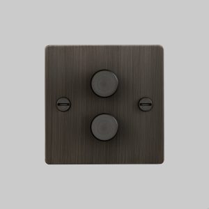 Włącznik - Premium 2G Dimmer Palony brąz [El244P] Standard angielski