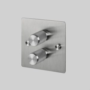 Włącznik - Premium 2G Dimmer Stalowy [El211P] Standard angielski