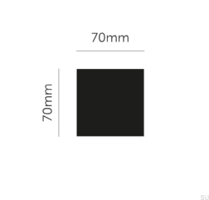 Puszka plastikowa angielska 1G 70x70x47 Standard angielski