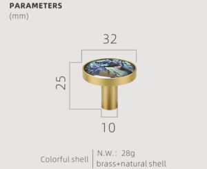 Gałka meblowa Shella M | 32mm