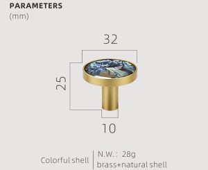 Gałka meblowa Shella M | 32mm