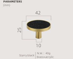 Gałka meblowa Star Galaxy L | 42mm