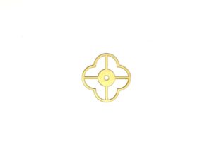 Mosiężna Podkładka Art Clover M | 43mm