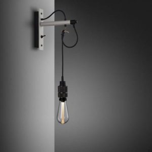 Lampa Hooked Wall Nude Szara/Palony brąz [A9004L]