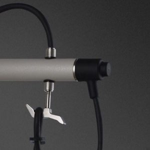 Lampa Hooked Wall Nude Szara/Stal [A9001L]