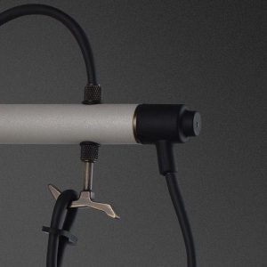 Lampa Hooked Wall Small Szara/Palony brąz [A9014L]