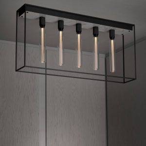 Lampa sufitowa Caged Ceiling 5.0 Biały Marmur / Bez żarówek w zestawie