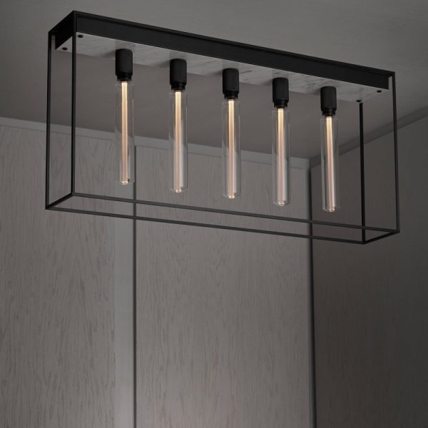 Lampa sufitowa Caged Ceiling 5.0 Biały Marmur / Bez żarówek w zestawie