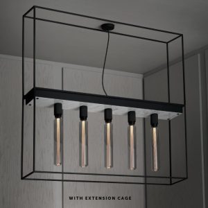 Lampa sufitowa Caged Ceiling 5.0 Biały Marmur / Z żarówkami w zestawi