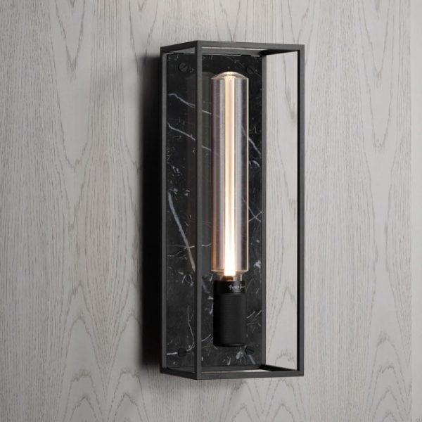 Lampa ścienna 1.0 Duża - Czarny marmur