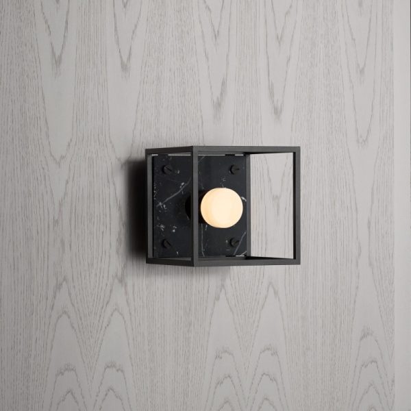 Lampa ścienna 1.0 Mała - Czarny marmur