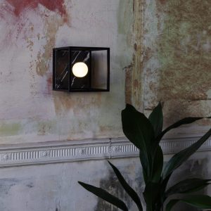 Lampa ścienna 1.0 Mała - Czarny marmur
