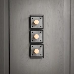 Lampa ścienna 1.0 Mała - Czarny marmur