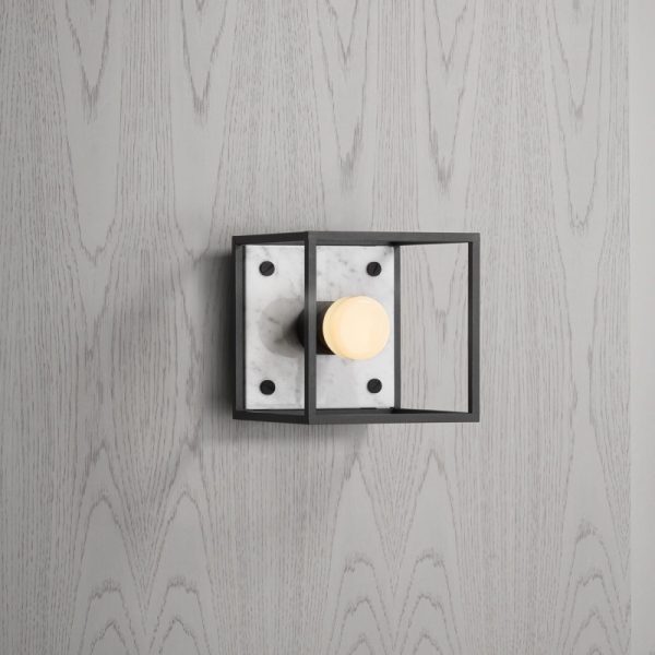 Lampa ścienna 1.0 Mała - Polerowany biały marmur