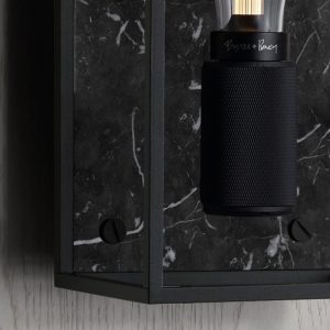 Lampa ścienna 1.0 Medium - Czarny marmur
