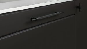 Uchwyt meblowy podłużny Pitch 192 Aluminiowy Czarny