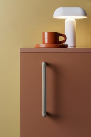 Uchwyt meblowy podłużny Riss Mini 192 Aluminiowy Biały Mat