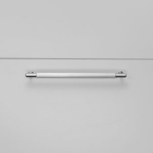 Uchwyt meblowy Pull Bar Linear Medium 225 Stalowy Srebrny