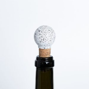 Gałka meblowa White & Black Melange