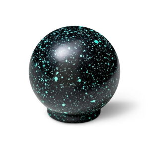 Gałka meblowa Black & Light Green Melange