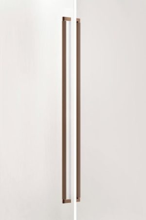 Uchwyt meblowy podłużny Brooklyn 160 mm - Złoty Szczotkowany Cava