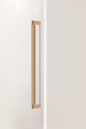 Uchwyt meblowy podłużny Brooklyn 320 mm - Złoty Szczotkowany Cava