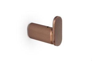 Wieszak ścienny Brooklyn 40mm Aluminiowy Brązaowy Szczotkowany